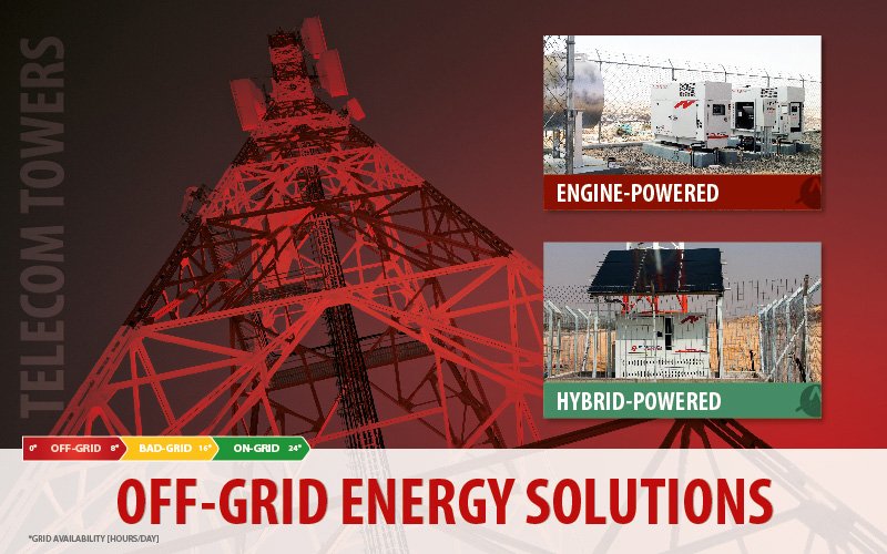 Off-Grid Energy Solutions for Telecom Tower
