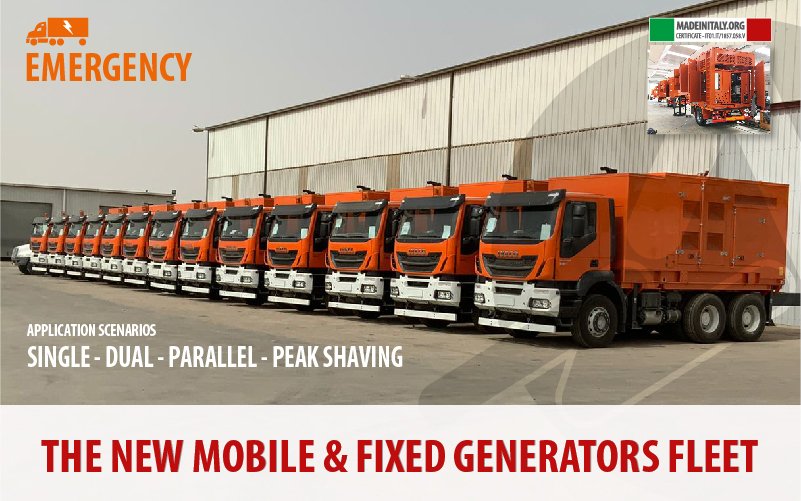 Emergency Mobile Power Generators Range