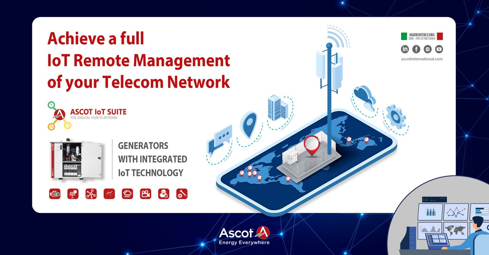 The “Ascot IoT Suite” for your most remote site