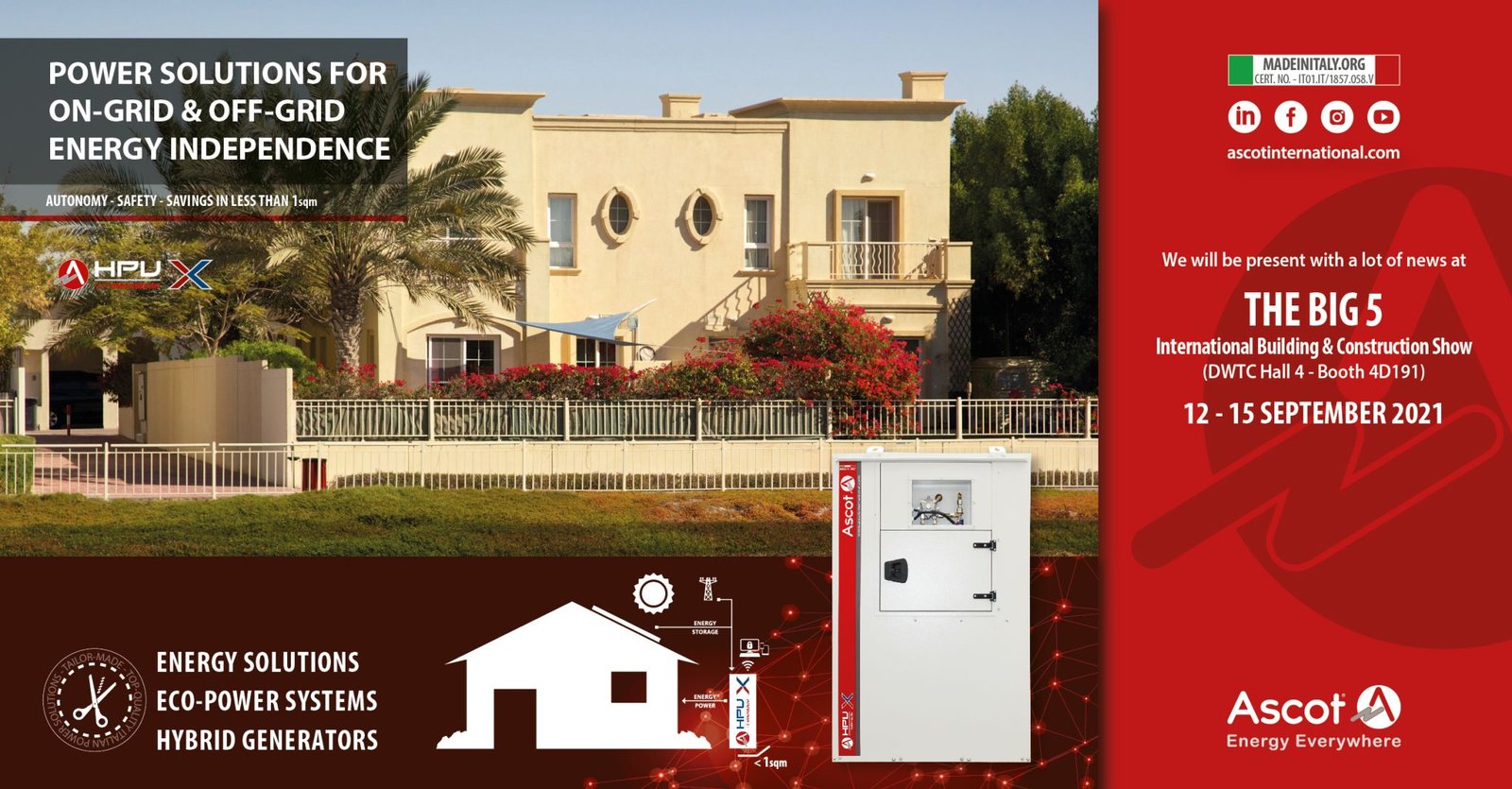 We will be present at “The Big 5”