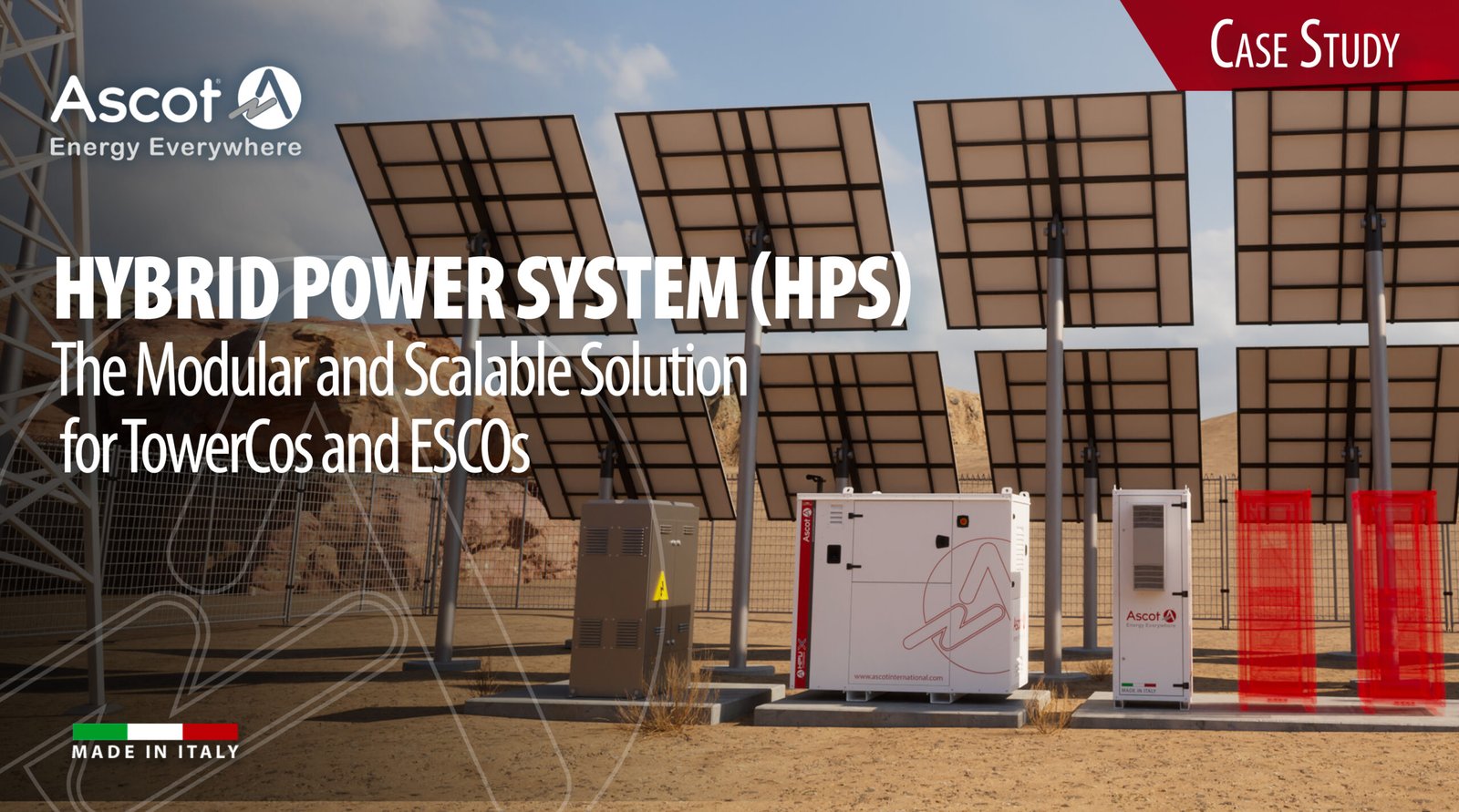 Case Study: Ascot modular and scalable hybrid system for TowerCos and ESCOs