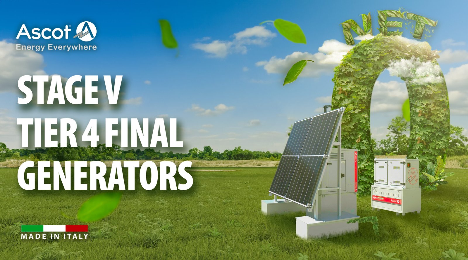 Stage V / Tier 4 Final generators compliant with emission regulations