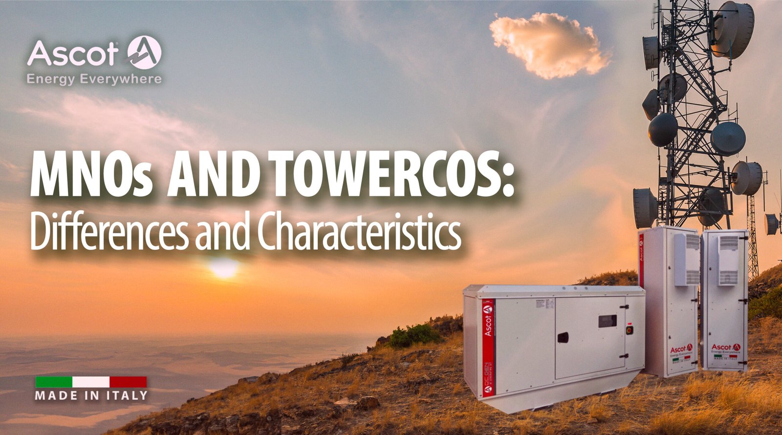 The difference between Mobile Network Operator and TowerCos and the best solutions