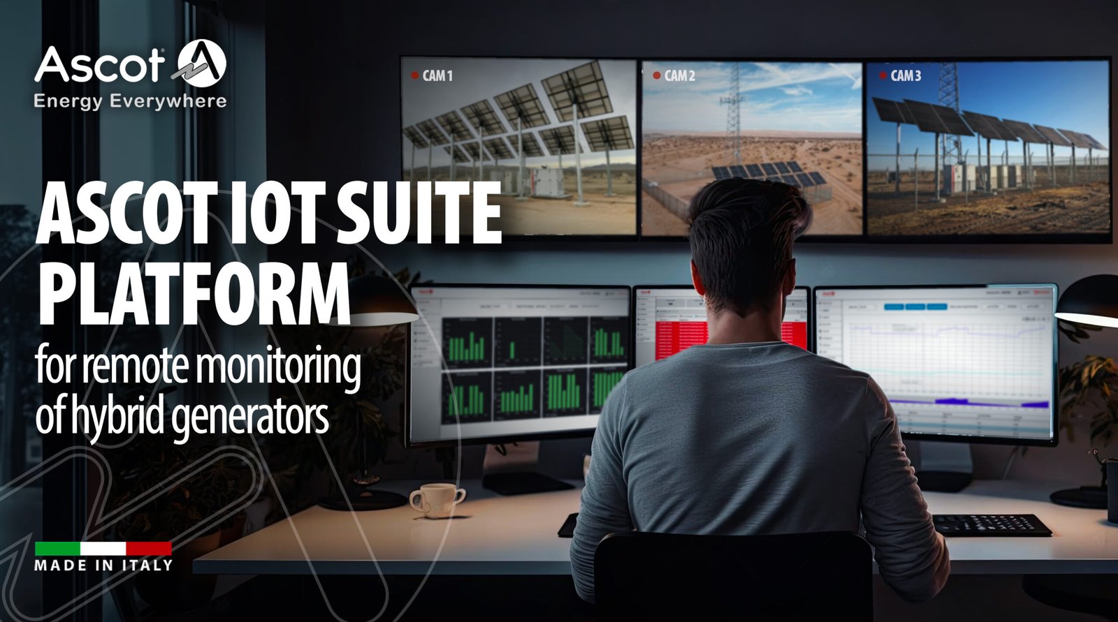 Remote Monitoring Hybrid Generators with IoT Ascot